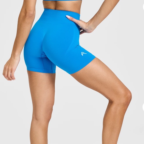 ONER ACTIVE Women Effortless Seamless Activewear Workout Shorts Tropical Blue XS - Picture 4 of 11